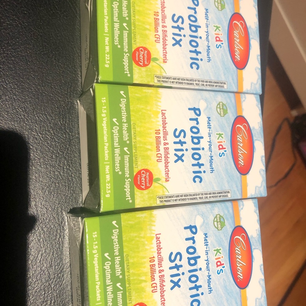 NEW 3 boxes Carlson Norwegian probiotics